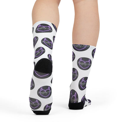 Naughty Auti Crew Socks with Unique Design - Perfect for Casual Wear and Gifts