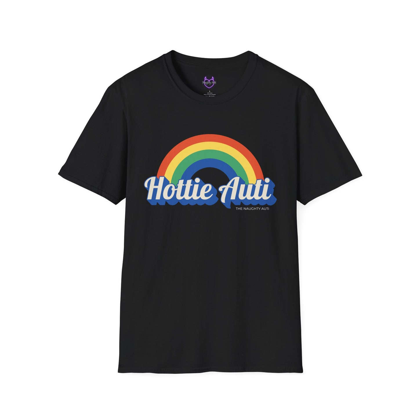 Hottie Auti Rainbow Unisex Tee | Colorful & Stylish T-Shirt