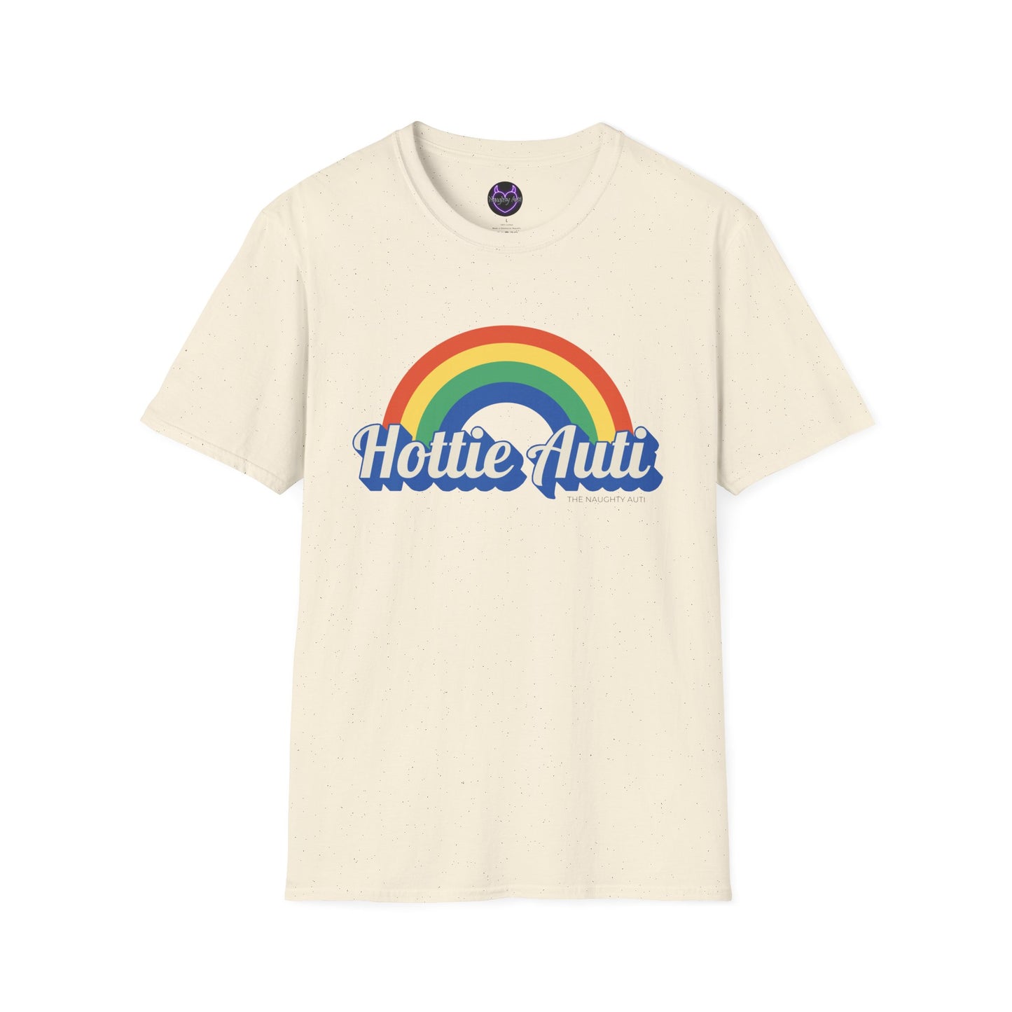 Hottie Auti Rainbow Unisex Tee | Colorful & Stylish T-Shirt