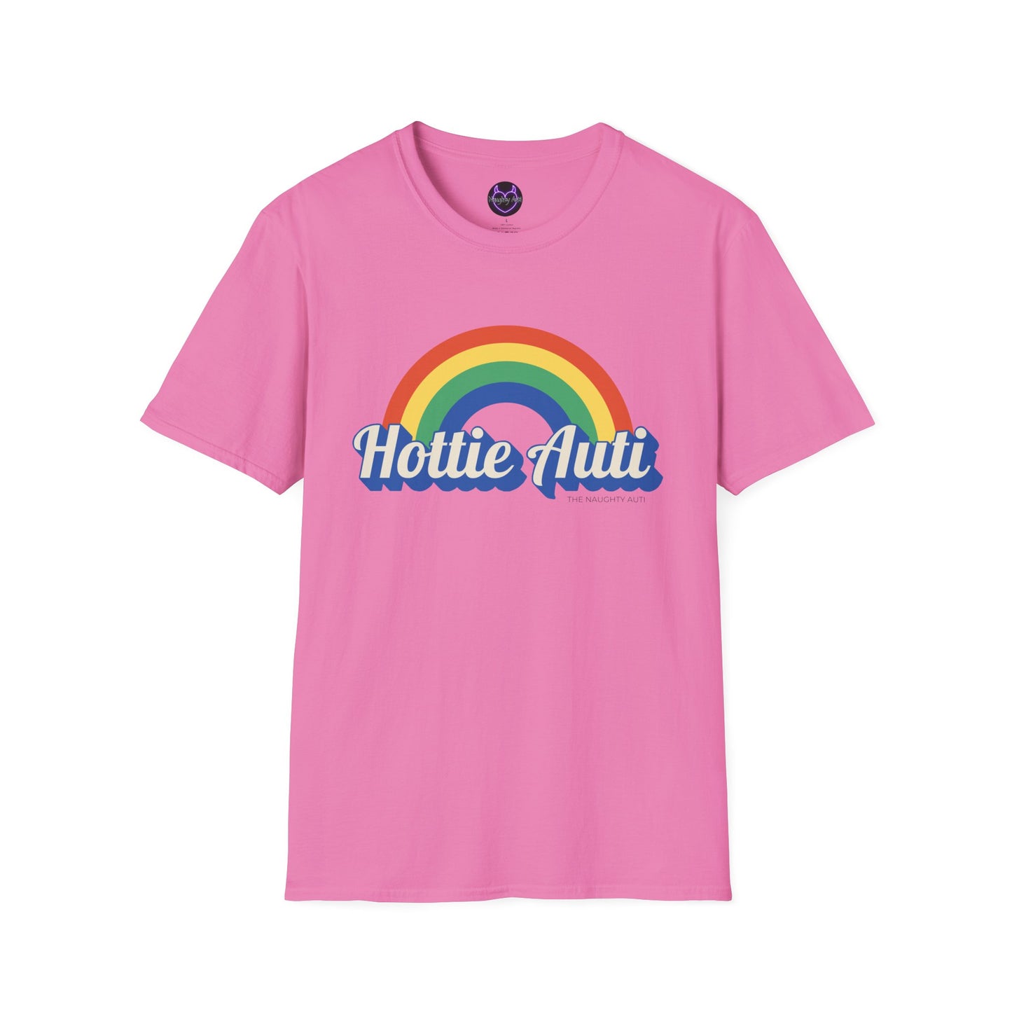 Hottie Auti Rainbow Unisex Tee | Colorful & Stylish T-Shirt