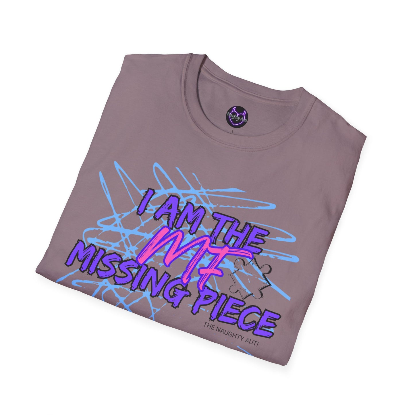 I Am The Missing Piece Design 2 Unisex T-Shirt - Fun & Playful Casual Wear