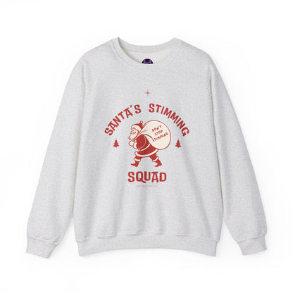 Santa's Stimming Squad Sweatshirt | Cozy Holiday Crewneck