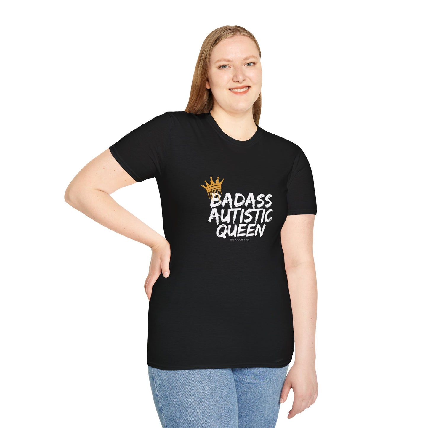 Badass Autistic Queen Tee | Empowerment & Awareness T-Shirt