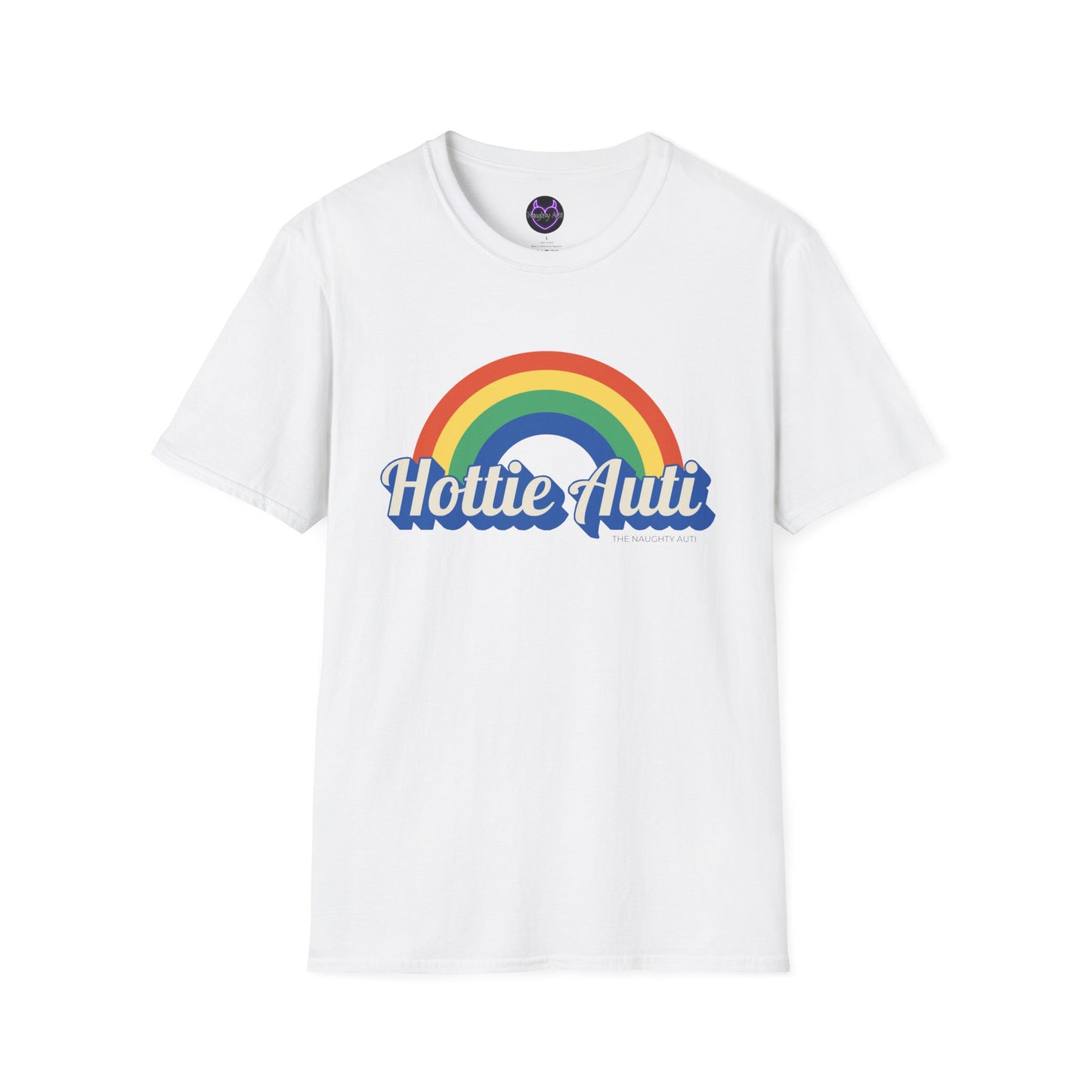 Hottie Auti Rainbow Unisex Tee | Colorful & Stylish T-Shirt