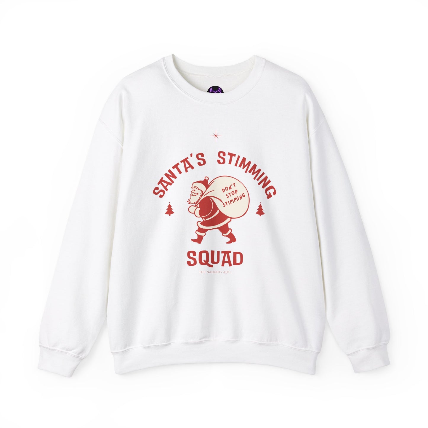 Santa's Stimming Squad Sweatshirt | Cozy Holiday Crewneck