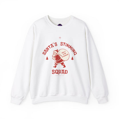 Santa's Stimming Squad Sweatshirt | Cozy Holiday Crewneck