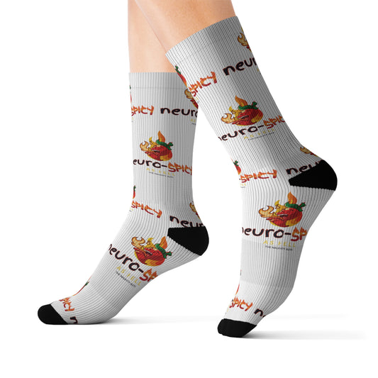 Neuro-Spicy Socks - Fun & Comfy Novelty Crew Socks