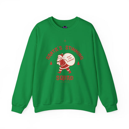 Santa's Stimming Squad Sweatshirt | Cozy Holiday Crewneck