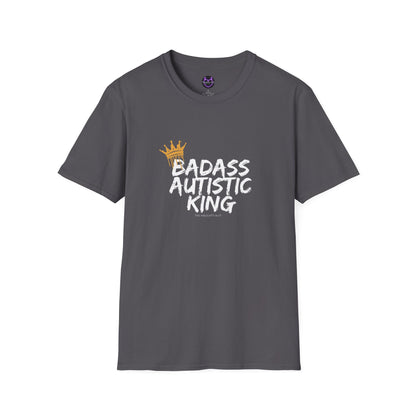 Badass Autistic King Tee | Empowerment & Awareness T-Shirt