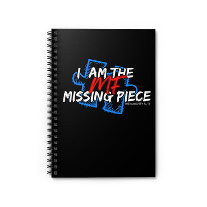 Puzzle-Themed Spiral Notebook - 'I AM THE MISSING PIECE' - Perfect for Gifts and Daily Notes