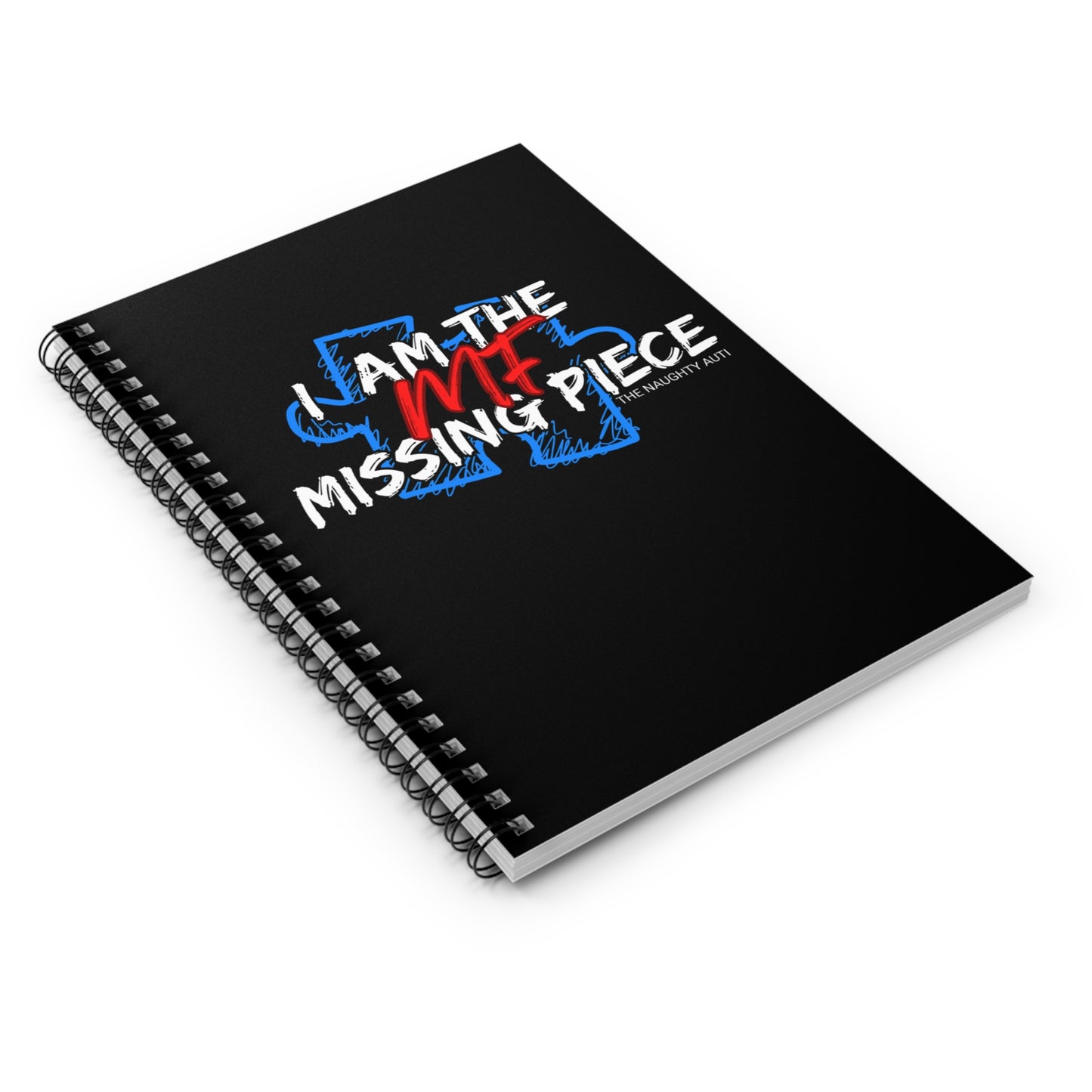 Puzzle-Themed Spiral Notebook - 'I AM THE MISSING PIECE' - Perfect for Gifts and Daily Notes